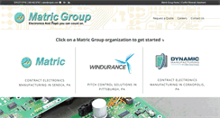 Desktop Screenshot of matricgroup.com
